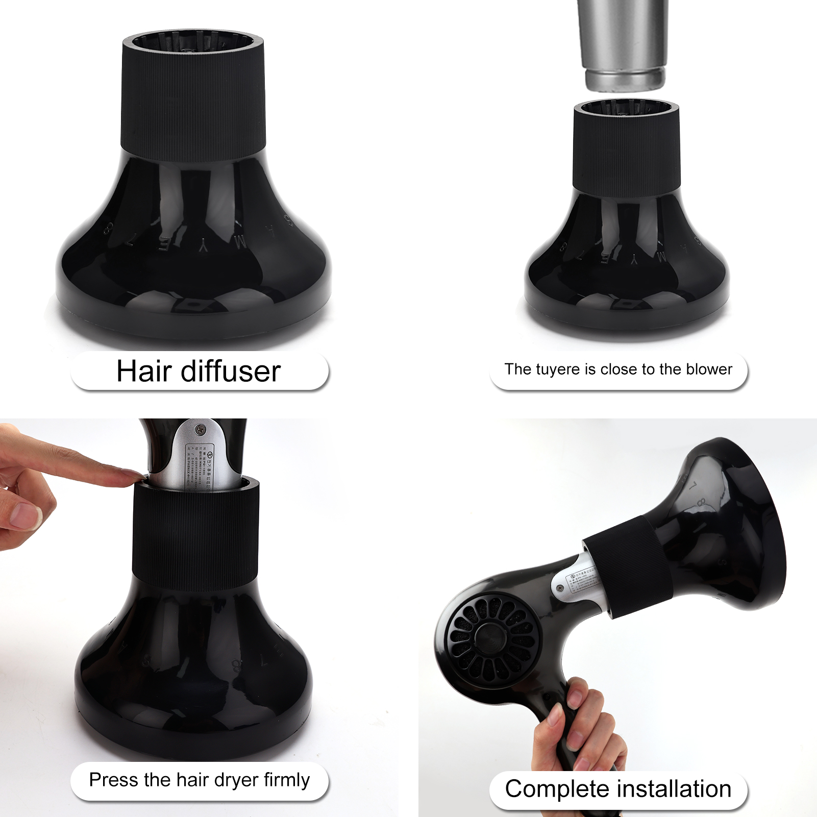 Salon Universele Föhn Diffuser voor Krullen Temperatuurbestendig Haar Kapperszaak Thuis Drogen Blower Haar Styling Accessoires