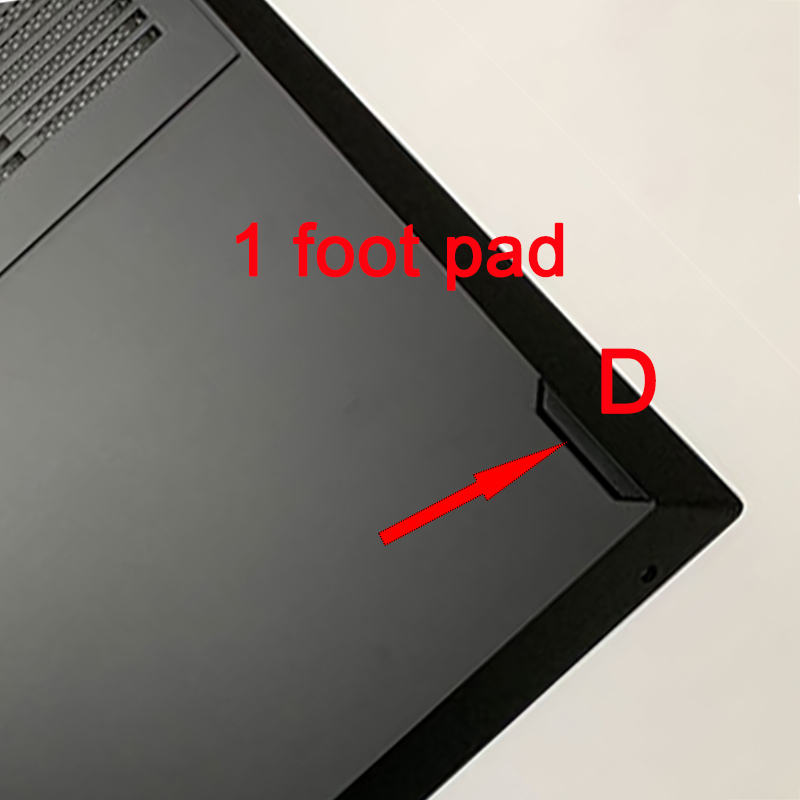 Laptop rubber pad for HP 15-DK 15T-DK TPN-C141 bottom shell foot pad Lower cover rubber: WHITE