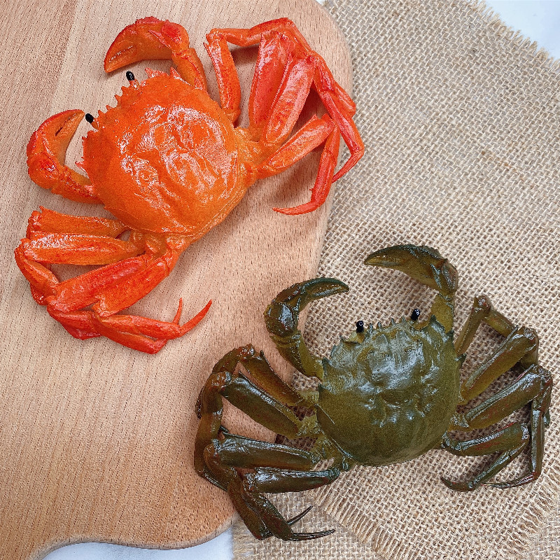 Simulation Hairy Crab Model Male Crab Female Crab Crab Model Hairy Crab Mold Props Simulation Food