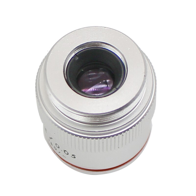 1X 2X Achromatic Objective Lens Infinity Objective for 195 Biological Microscope Accessories with RMS Thread Low Magnification
