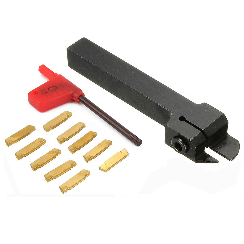 1 ensemble support barre d'alésage avec 10 pièces MGMN200-G Inserts clé pour tour outils de tournage H99F