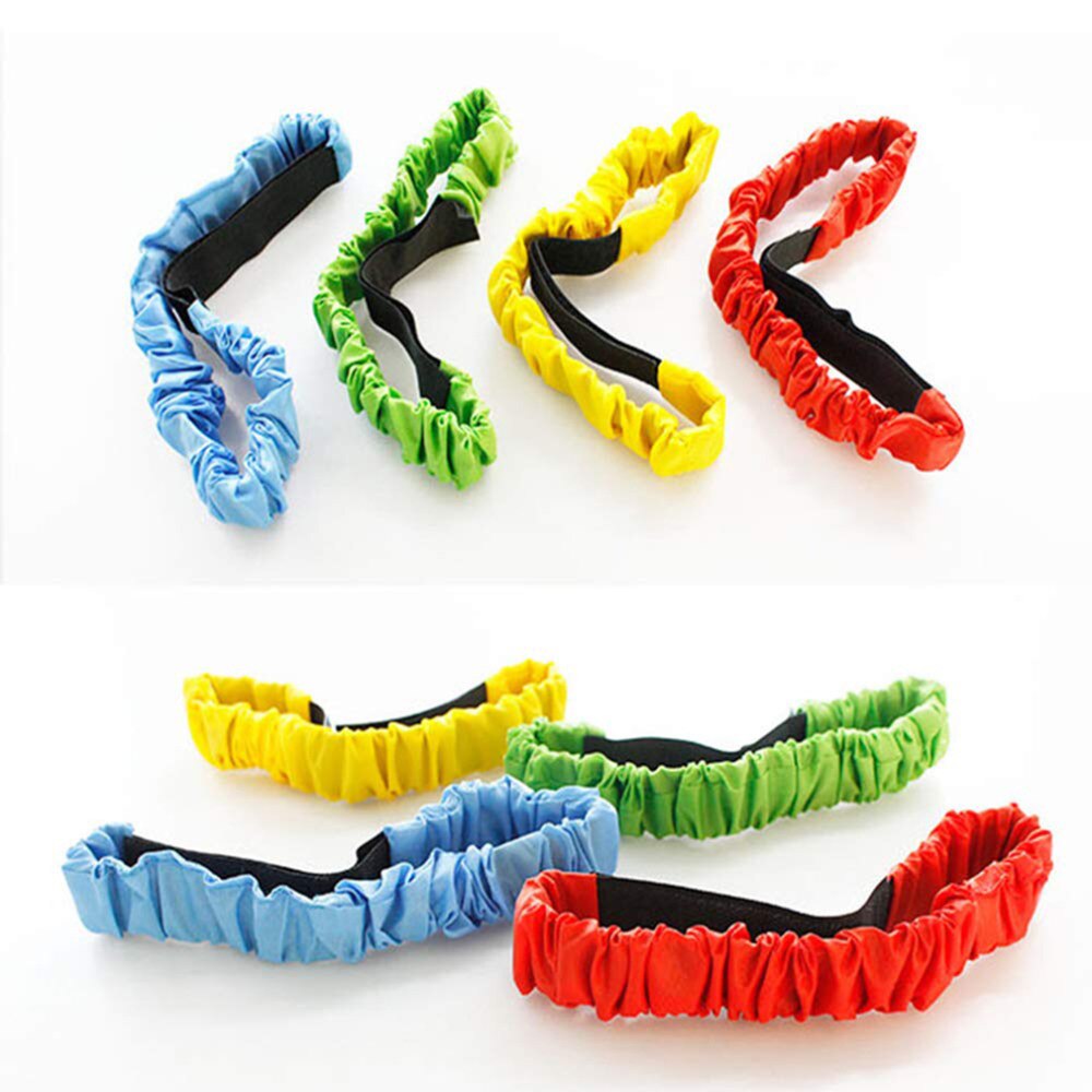 Two People Three-legged Running Game Ropes Elastic Sport Foot Rope Kids Cooperation Funny Outdoor Game Sports Meeting Props