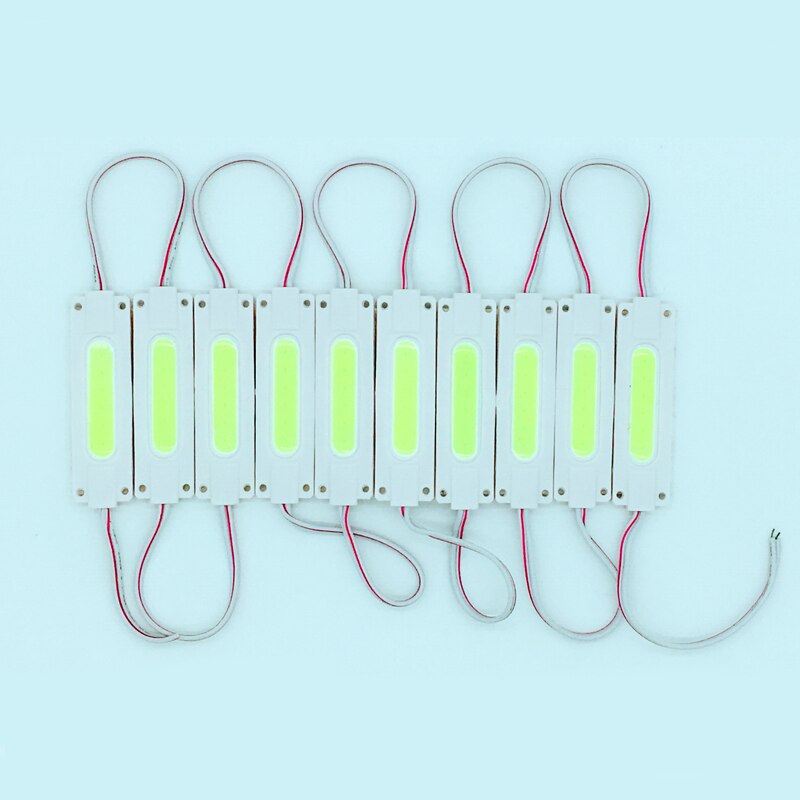 10 pcs / 2 W Storefront Window Led Injection IP65 Waterproof DC12V Led Module COB Light Advertising Light Led