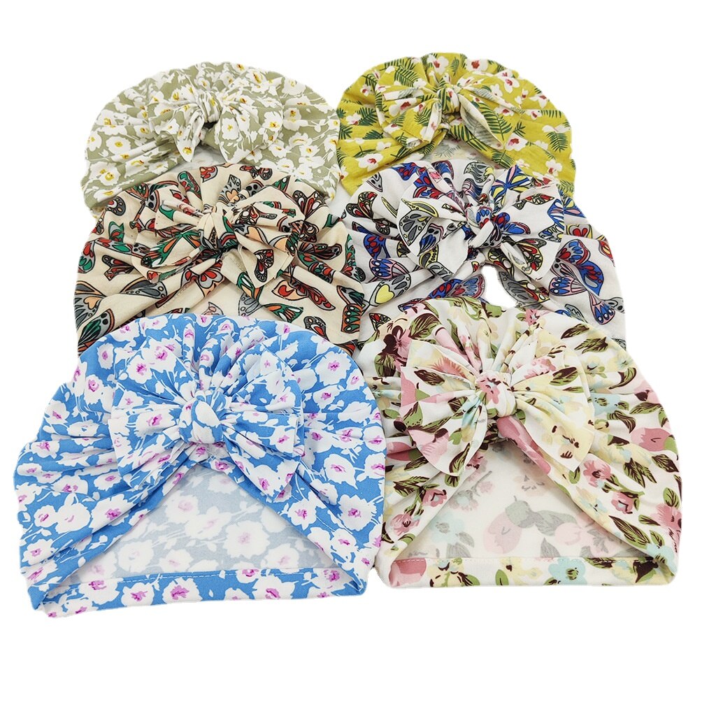 bonnet bebe fille Bonnet élastique à gros nœud pour bébé fille, bandeau pour -né, Bonnet, accessoires pour enfants de 0 à 3 ans