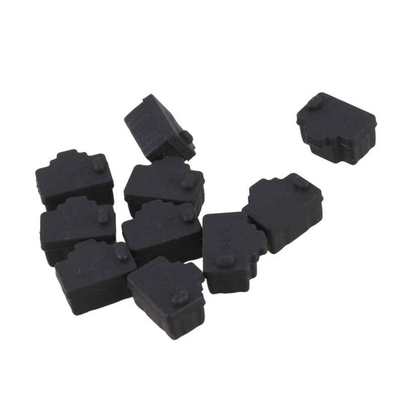 Ethernet Hub Port RJ45 Anti poussière cache bouchon protecteur prise 10 pièces noir