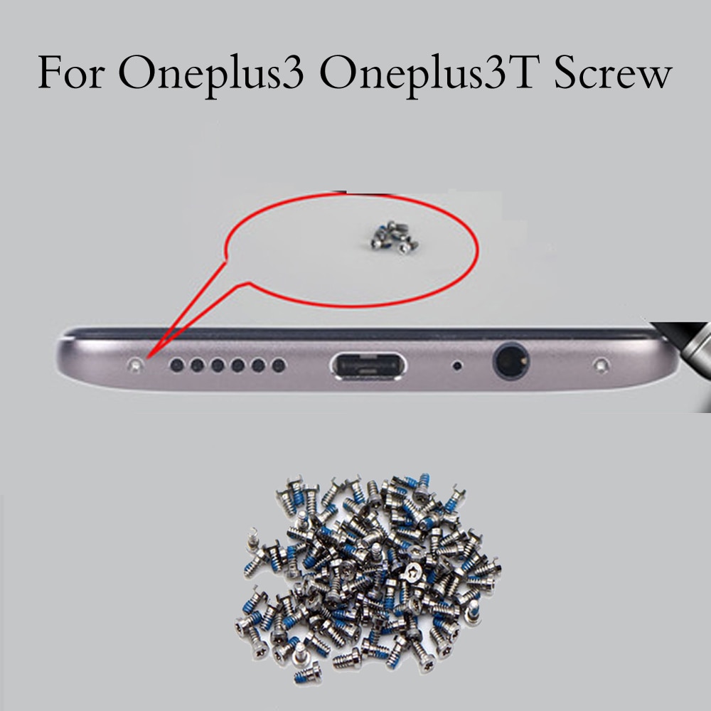 2 unids/lote para oneplus 3 A3000 oneplus 5 A5000 oneplus 3 oneplus 3T A3010 tornillo