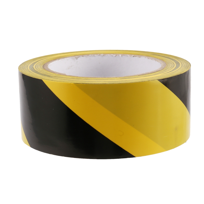 1 Roll Hazard/Warning Safety Tape Colours Black Grandado