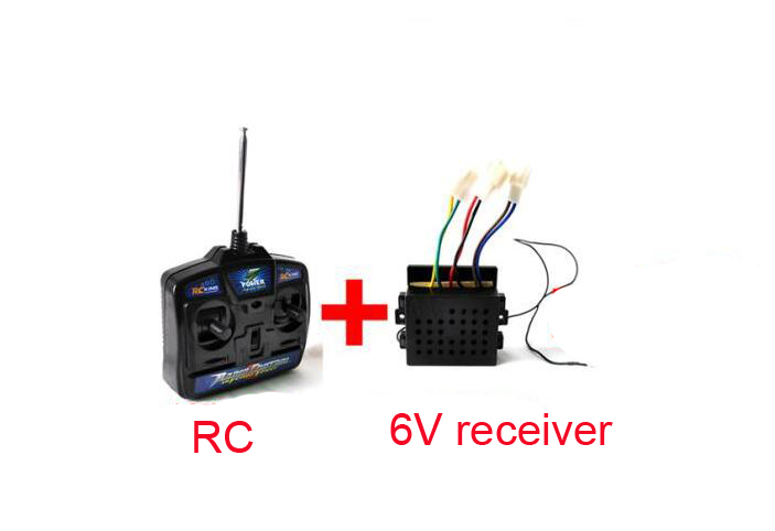 27MHZ/40MHZ/49MHZ 2.4G Remote Control 6V/12V Receiver Universal Radio Transmitter Bluetooth Controller for Toy Cars Dump Truck: Burgundy
