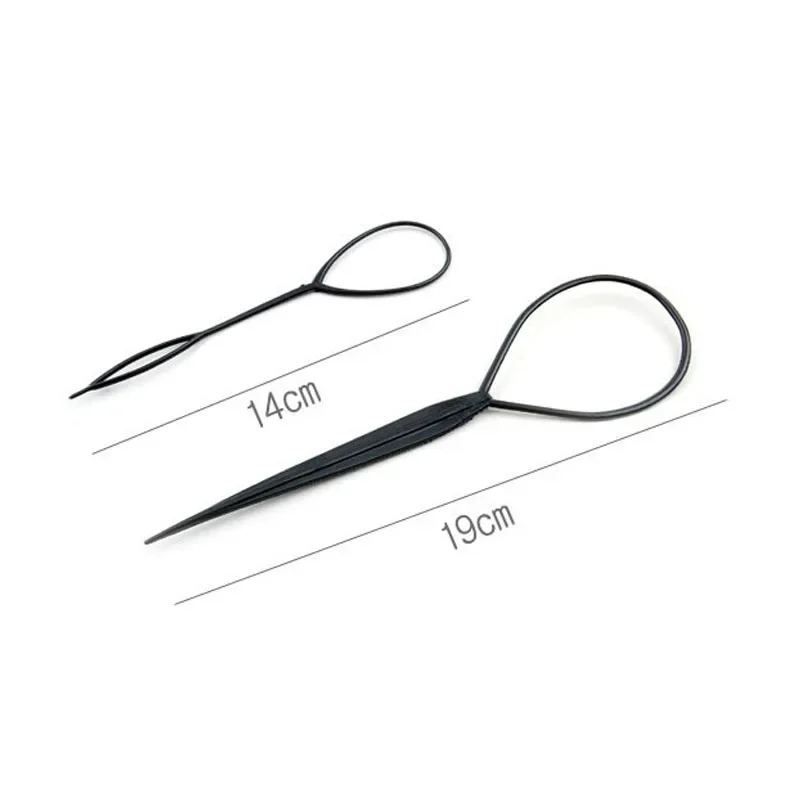 Populaire 1 ensemble queue de cheval créateur boucle en plastique outils de coiffure poney Topsy queue pince cheveux tresse fabricant outil de coiffure pour femmes fille