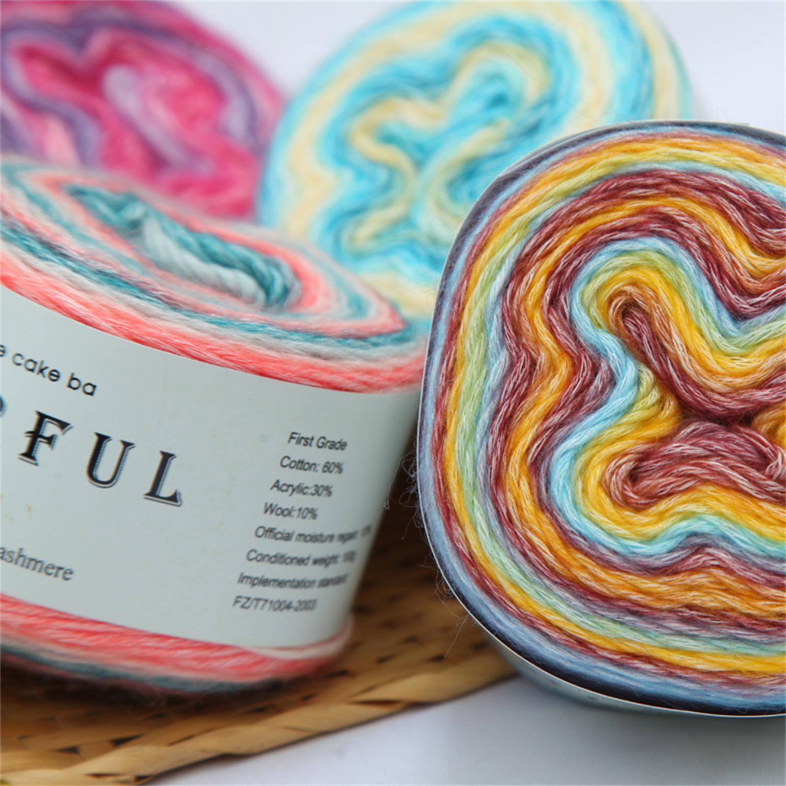 100g Tricot Angora pastel hilo tejer mezclas de lana hilos de ganchillo Hilos Para Tejer A Ganchillo Crochet