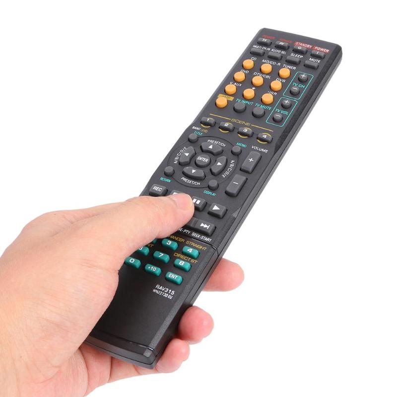 Black Universal Replacement Remote Control for Yamaha RAV315 RX-V363 RX-V463 Compatible with RX-V650.RX-V459 .RX-V561: for yamaha