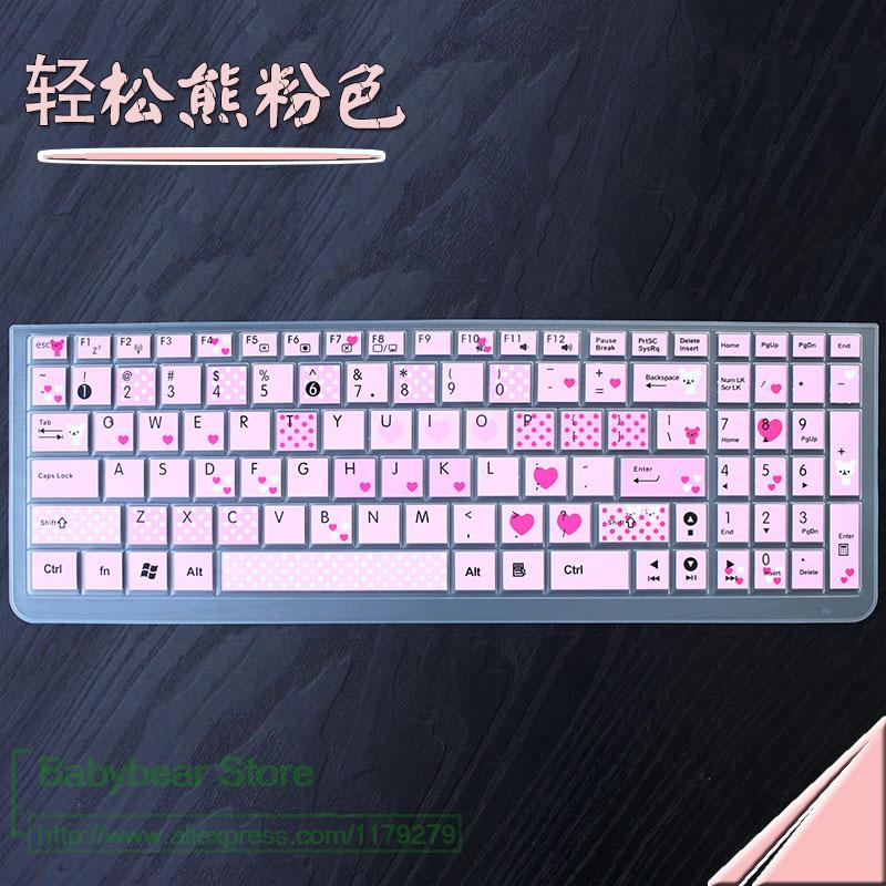 Silicone 17.3 Inch Laptop For Asus Vivobook Pro N752 Series N752Vx K751Lx A751 A751Lx Zx70 Vw6700 17 Keyboard Cover Protector: cartoon