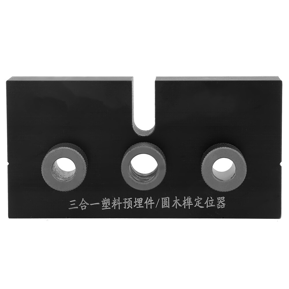 3in1 Wood Hole Drilling Guide Jig Drill Bit Woodworking Positioner Locator Tool