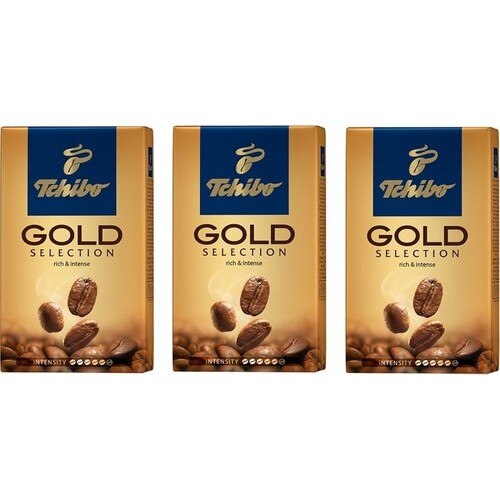 Tchibo gold selection filterkaffe 250 g 3 stk