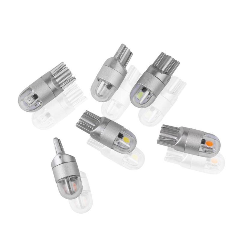 1Pc T10 Led Lampen Wit 168 501 W5W Led Lamp T10 Wedge 3030 2SMD Interieur Verlichting 12V 6000K Parking Lamp Lampen