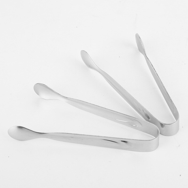 1Pc Stainless Steel Candy Clip Ice Shovel Sugar Ice Clip Clip for Ice Cream Sugar Biscuit Bar Buffet Grill