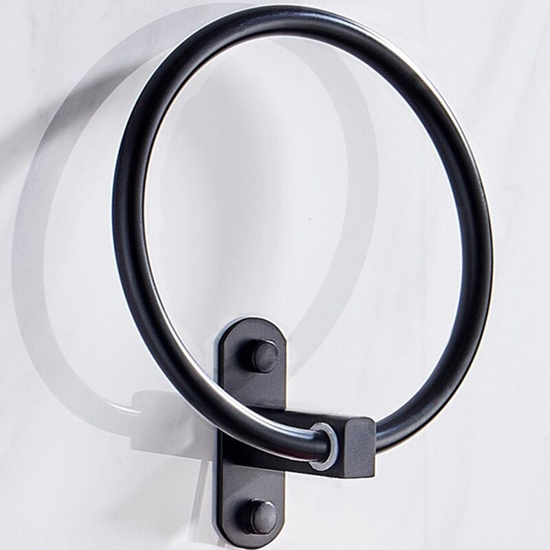 Wc Ronde Handdoek Ring Opslag Houder Badkamer Accessoires Wandmontage Moderne Roestvrijstalen Keuken Rail Opknoping Anti Roest