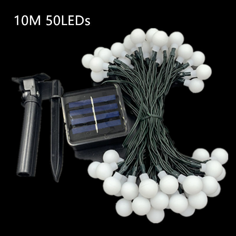LED Outdoor Lighting Strings Waterproof Solar Garden Light String Multicolor/Warm White/white/blue Lamp Chain for Christmas