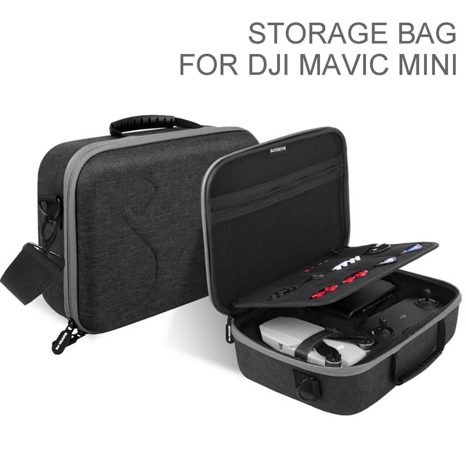 Sunnylife Multifunctionele Draagbare Opbergtas Draagtas Organisator Met Schouderband Voor Dji Mavic Mini Drone Accessoires