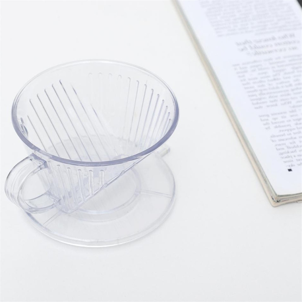 Reusable Coffee Filter Cone Shape Coffee Maker Filter Cup Dripper Practical Pour Over Serving Mug Filters Cafe Coffee Filter