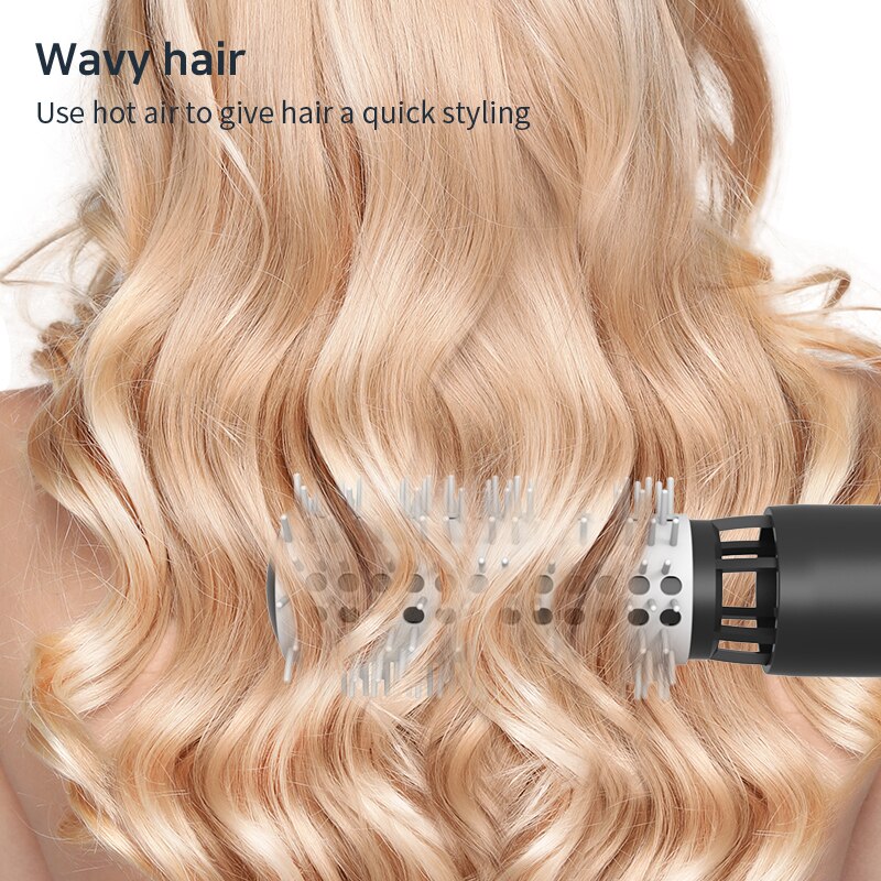 ANLAN-cepillo de aire 3 en 1 multifuncional, peine para el cabello, Alisador, secador de pelo de un paso, peine de aire, herramienta de alisado