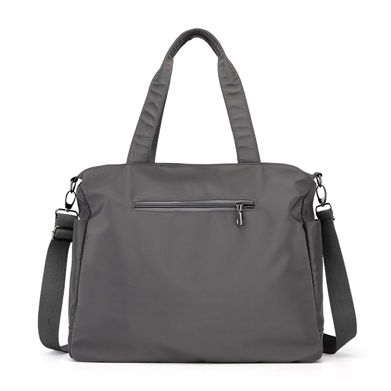 Bolso de mano Oxford impermeable para mujer, bolsa de hombro informal de nailon, de gran capacidad, de lona, con asa superior