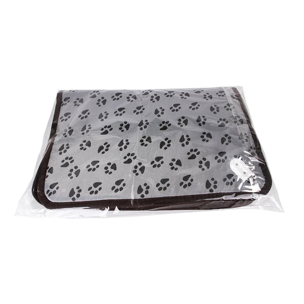 Almohadilla de calor eléctrica para perros y gatos, manta de cama ajustable para mascotas, alfombra calefactora para cachorros y conejos, cojín de otoño e invierno , sellado en: Gris oscuro / EU