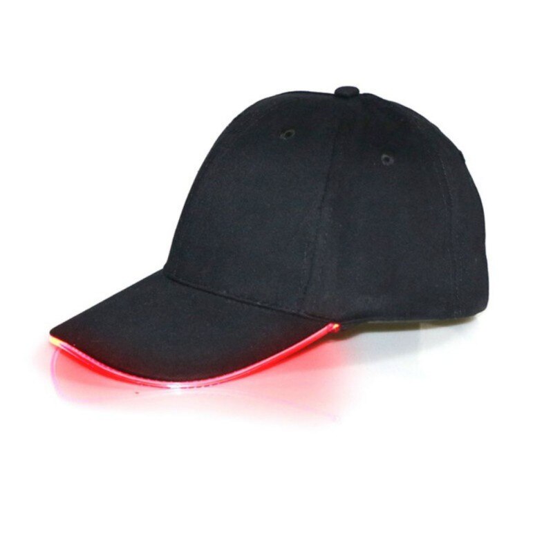 Gorras de béisbol con luz LED y gorro de vacaciones luminoso