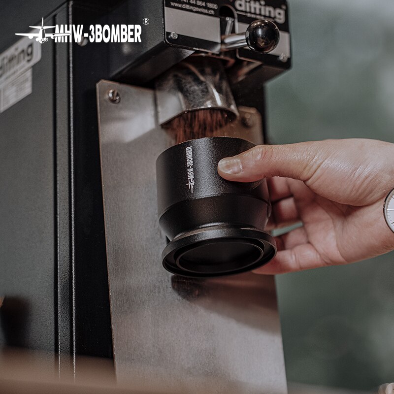 Aluminum 58mm Espresso Powder Picker Receiver For EK43 Grinder Brewing Bowl Cup Coffee Tamper Dosing Ring For Barista Tools