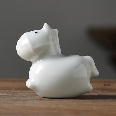 Porcelana China zodiacal, rata, buey, Tigre, conejo, dragón, serpiente, caballo, Cabra, mono, pollo, perro, cerdo, ruyao, mascota, elefante, giraff, China: Horse