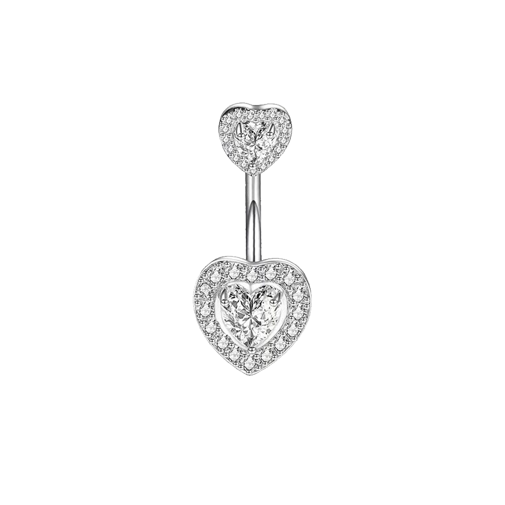 Dubbele Hart Navelpiercing Navel Piercing Ring Bunny Belly Button Piercing Ring Konijn Sieraden Navelstreng Pircing Ring Dangle: style5