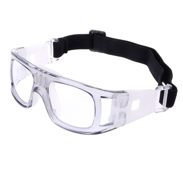 Basketball fodbold fodbold sport beskyttende elastiske beskyttelsesbriller: Lysegrå