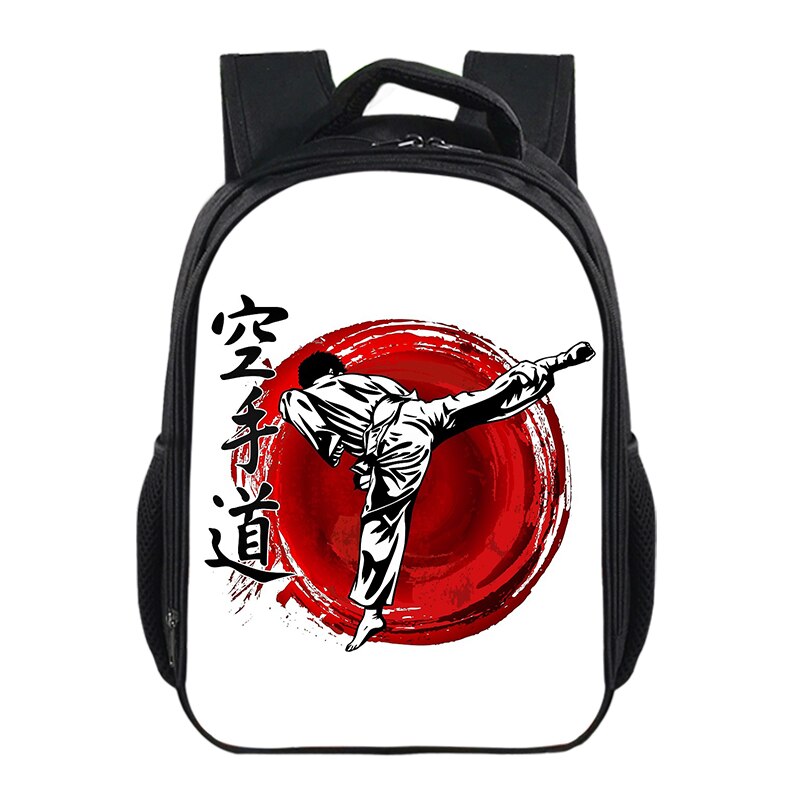 Judo aikido taekwondo rugzak kinderen schooltassen jongens meisjes schoolrugzak kinderen kleuterschooltas boekentas reistas: 13 judo 16