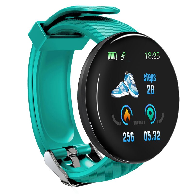 Herenhorloges sportklok dames smartwatch bloeddruk hartslagmeter waterdicht smartwatch horloge voor android ios: Groente