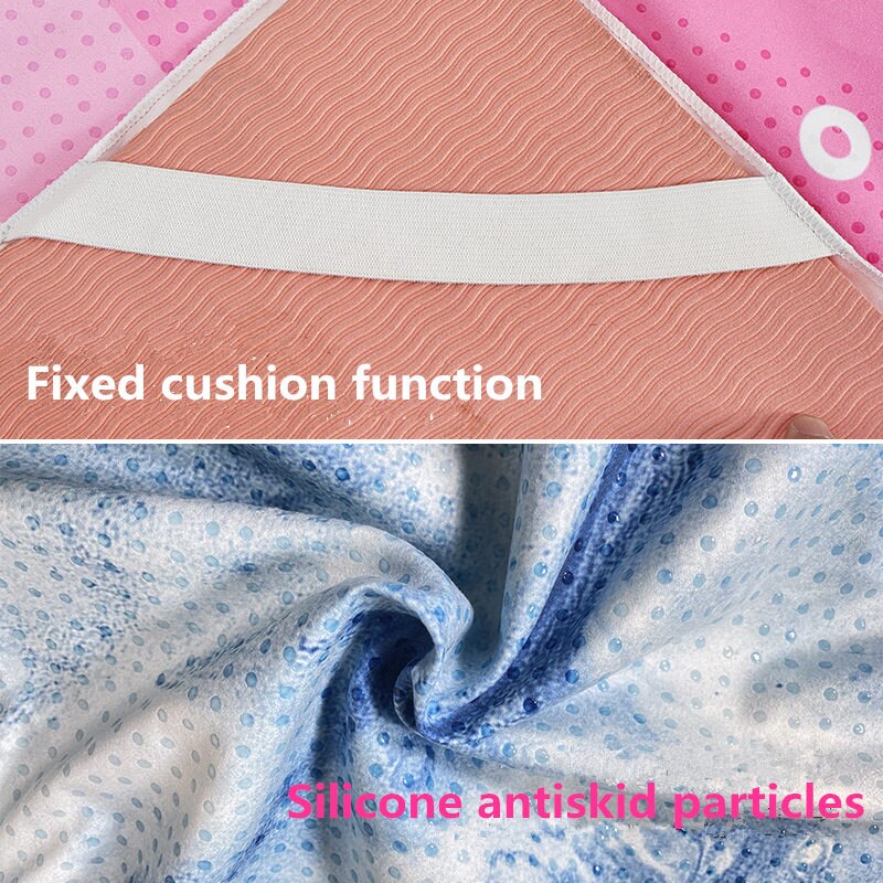 Serviette de Yoga en Gel de silice, couverture antidérapante pour tapis de Yoga, Pilates, absorbe la sueur, bonne adhérence, 188x68cm/88x85cm
