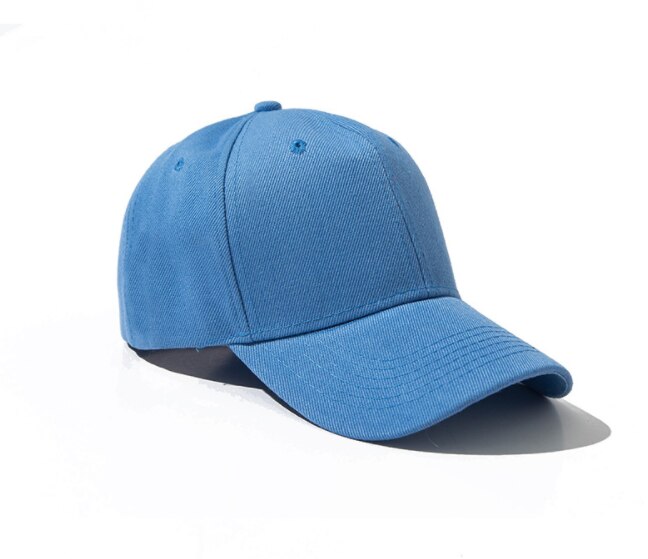 15 Color! Summer Autumn Soild Men Women Baseball Cap Adhesion Hat HipHop Adjustable Cool Sunhat: Sky blue