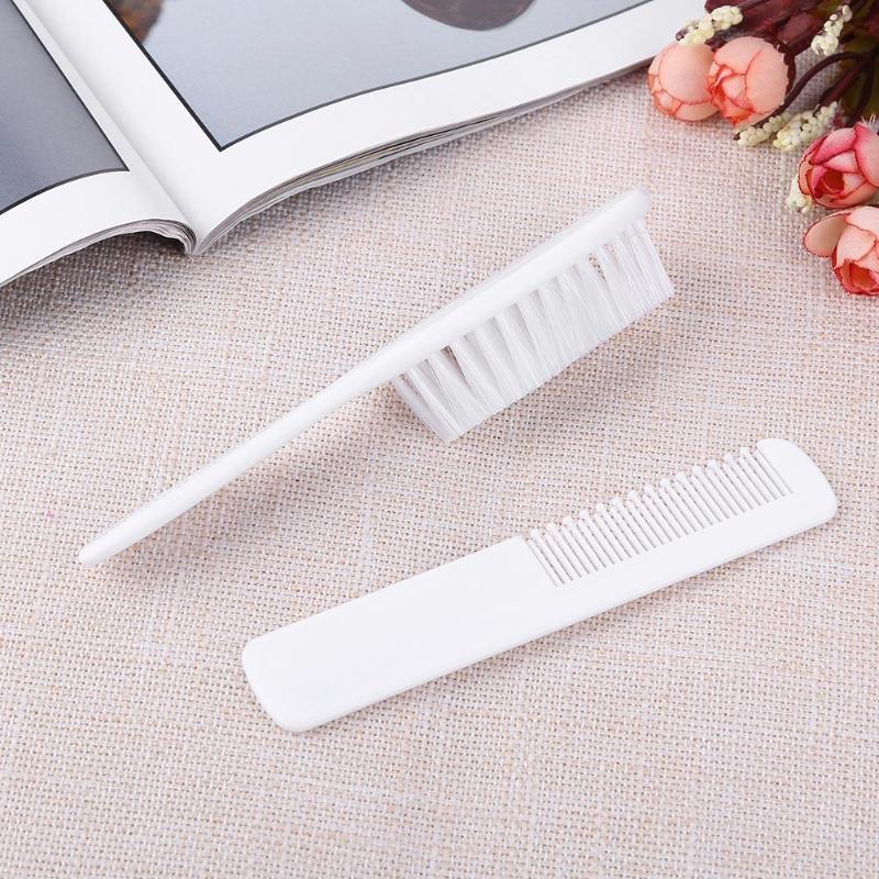 Newborn Baby Hair Comb+Brush ABS Soft Head Scalp Remover Massager Hair Care Tool