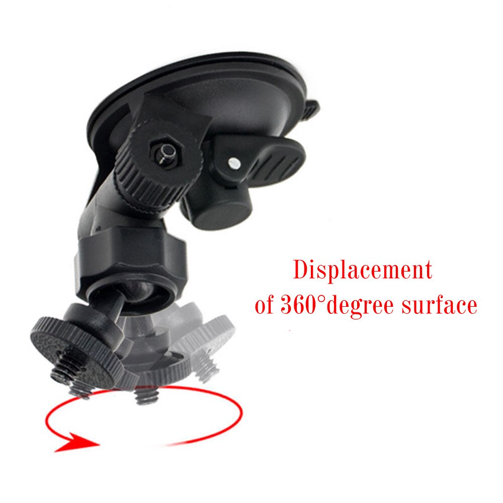 Black Universal Car Driving Recorder Mount DVR Bracket Screw Connector Rack DV GPS Camera Stand Holder Mini Car DVR GPS holder