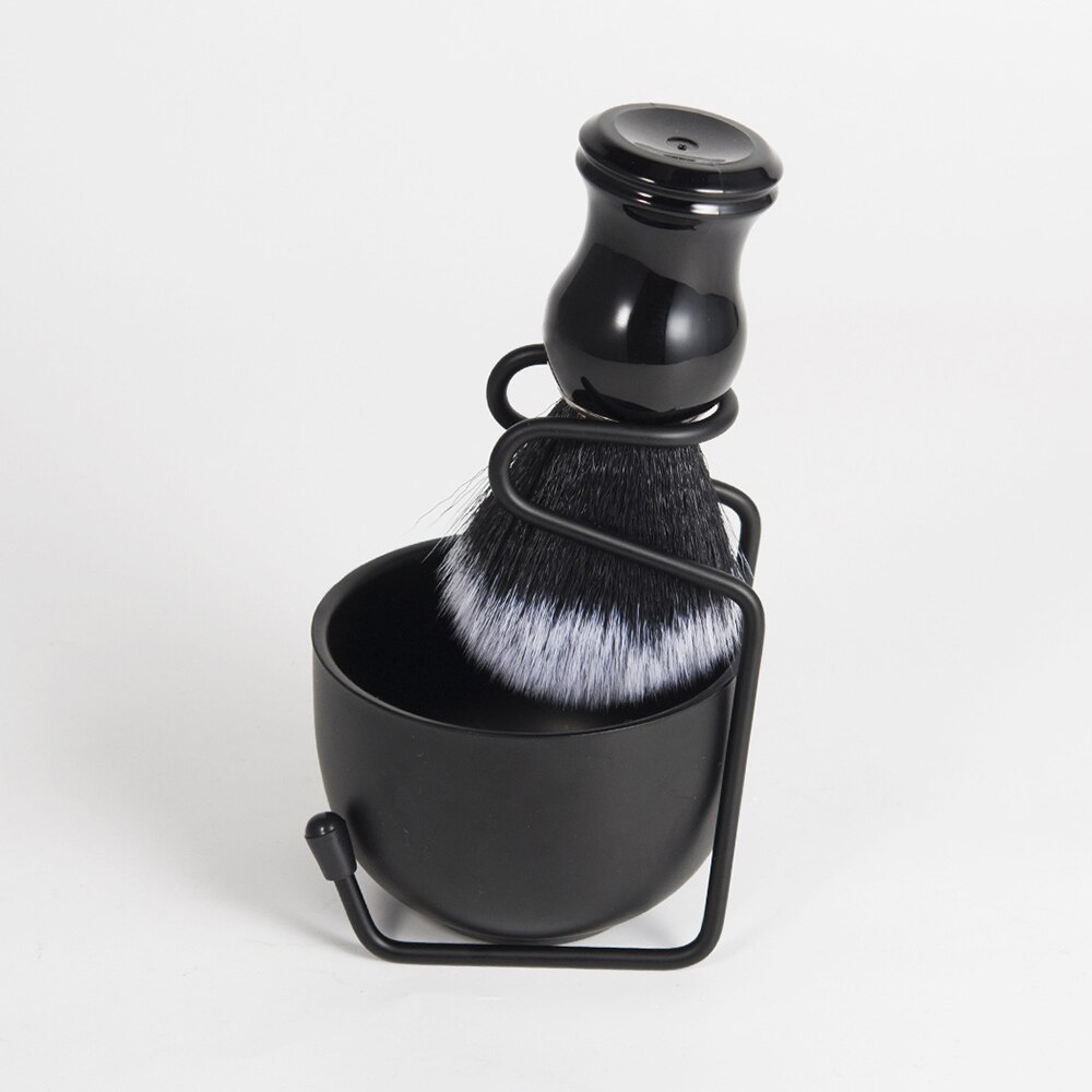 Juego de brochas de afeitar para hombre, cuenco para Espuma Facial de aleación, soporte para afeitado de barba, limpiador de bigote, taza de afeitar, accesorios de estilismo