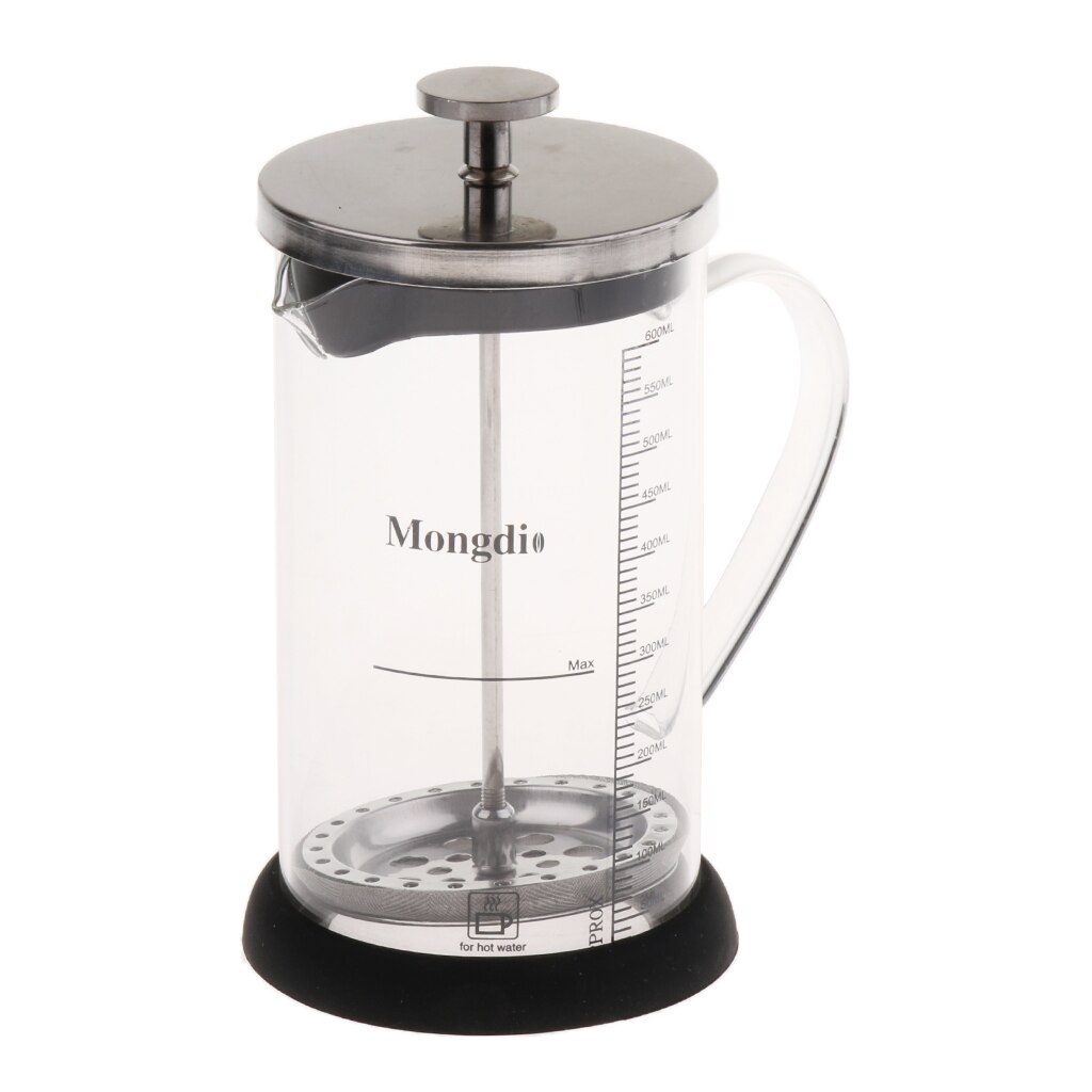 French Press Glass Cafetiere French Filter Coffee Press Plunger