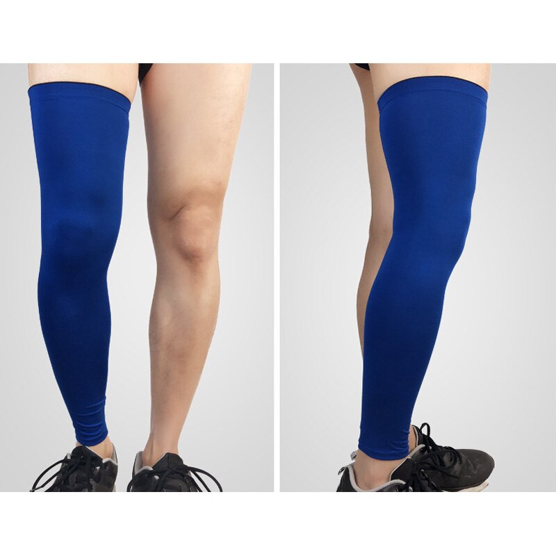 2pcs Basketball Knee Pads Long Leg Sleeve Sport Protector Cycling UV Sun Leg Warmers ED