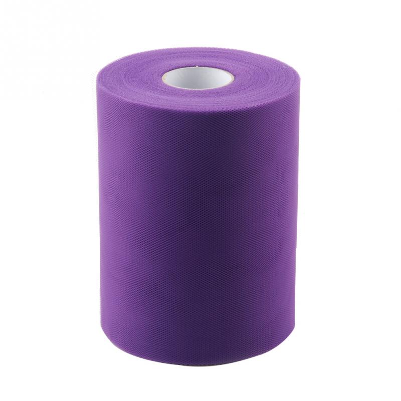 Tissu Tutu bobine de Tulle coloré 6 pouces x 100 Yards, jupe Tutu, nœud pour fête de mariage, artisanat