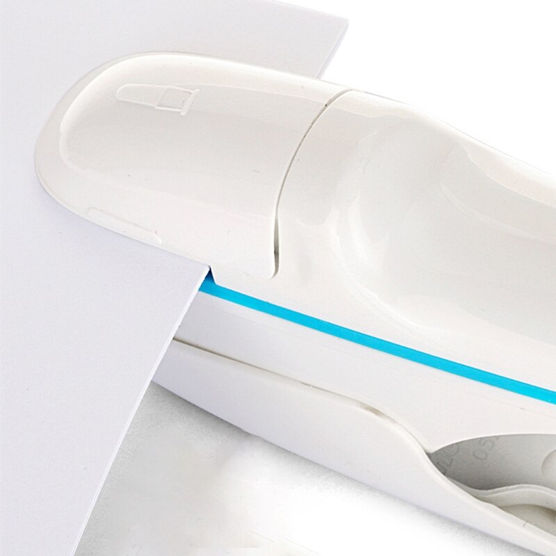 No Staples Nail Free Stapler Mini Cute Paper Book Binding Stapling Machine Stapleless Staplers Stationery Office Supplies