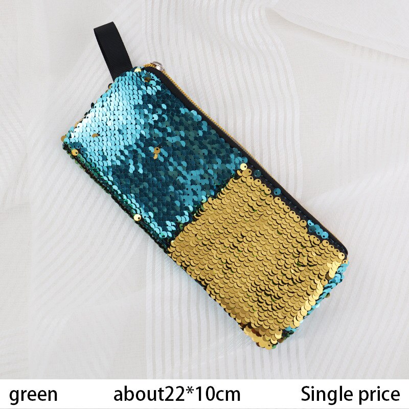Super Pencil Writing Case Large Capacity Sequin Pencilcase Pen Bag School Supplies Pencils Box Pouch Stationery Girls