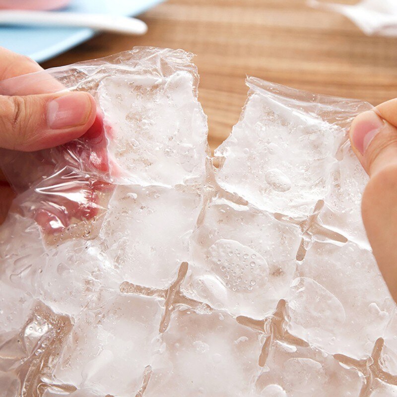 Sacs à glace jetables 10 pièces/paquet | Moule à glace plateau à glaçons, moule à glace d'été bricolage outil à boire, 24 pièces Cubes à glace