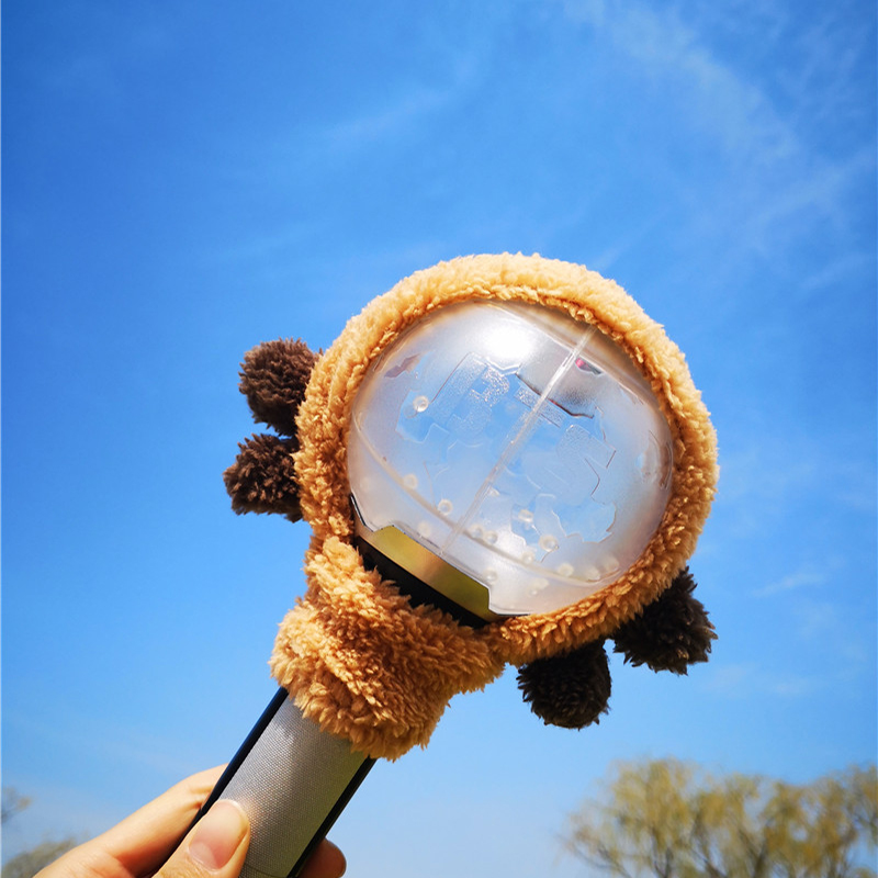 Kawaii Kpop Lamp Case Accessories Light Stick Cover Lightstick Cover Plush Lamp Protective Cover For Cartoon Light Stick: Blue