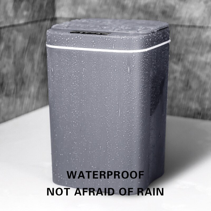 Home Intelligent Trash Can Automatic Touchless Induction Motion Sensor Kitchen Waste Bins Eco-friendly Waste Garbage Bin