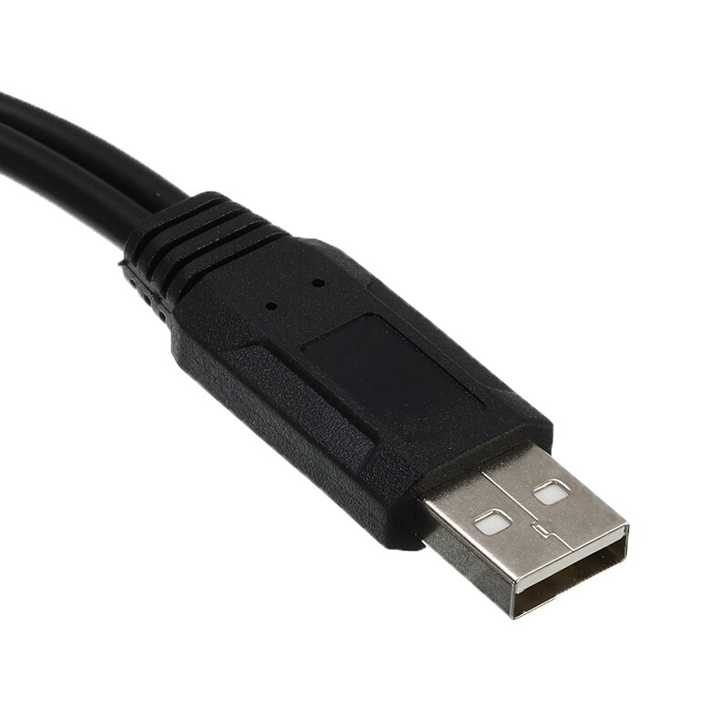 USB 2.0 A Male Naar 2 Dual Female Jack Y Splitter Hub Netsnoer Adapter Cable