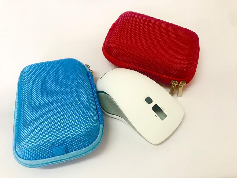 Funda de ratón blanca para logitech M560, bolsa de viaje personalizada, portátil