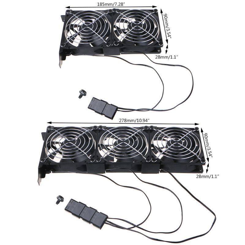 Universele Desktop Computer Vga Cooler Partner Ultrastille Chassis Pci Coolingfan
